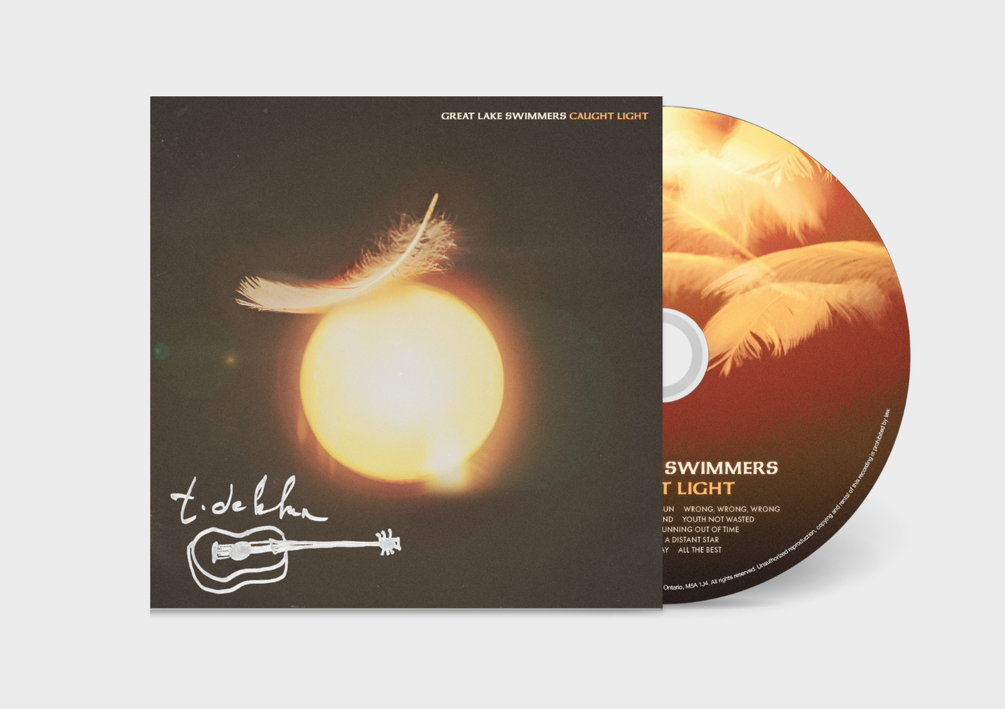 *PRE-ORDER* Great Lake Swimmers - Caught Light (2025) CD Compact Disc (SIGNED)